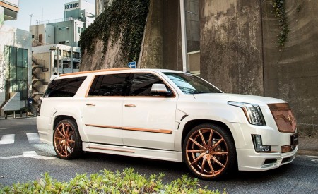 Cadillac Escalade on Rose Gold 26" CSS-15