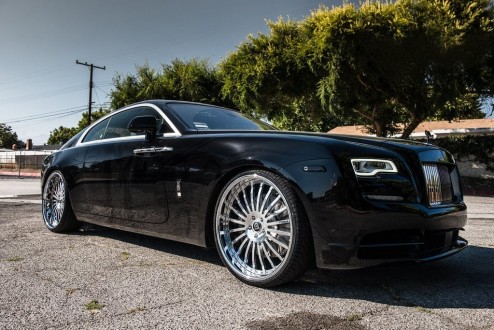 2018 Rolls Royce Wraith on 24" LF-714 Full Polish