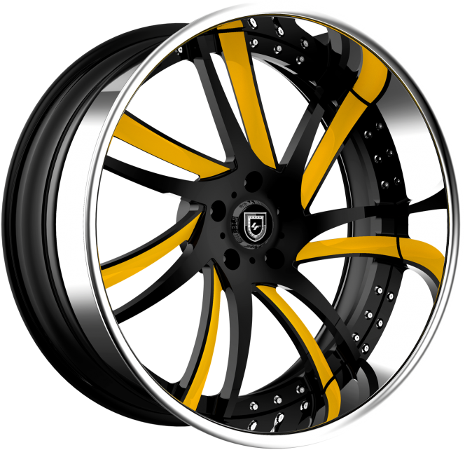 Custom - Black and Yellow finish.