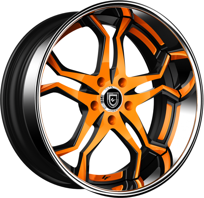 Custom - Black and Orange Finish