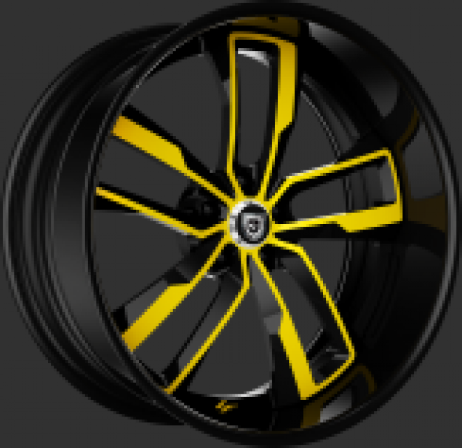 Custom - Yellow and Black Finish