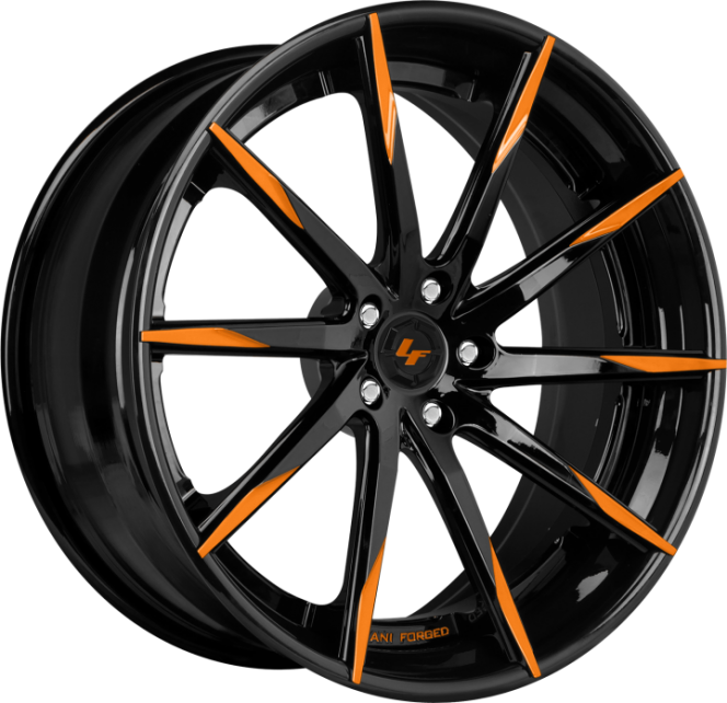 Optional Gloss black with orange tips.